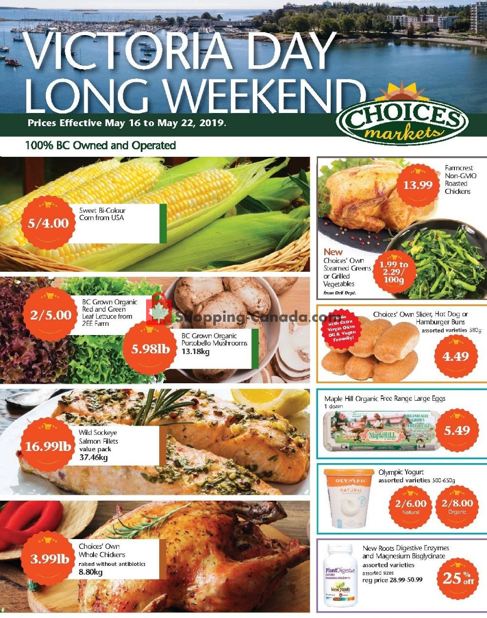 Choices Market flyer from Thursday May 16, 2019 to Wednesday May 22, 2019 - page 1