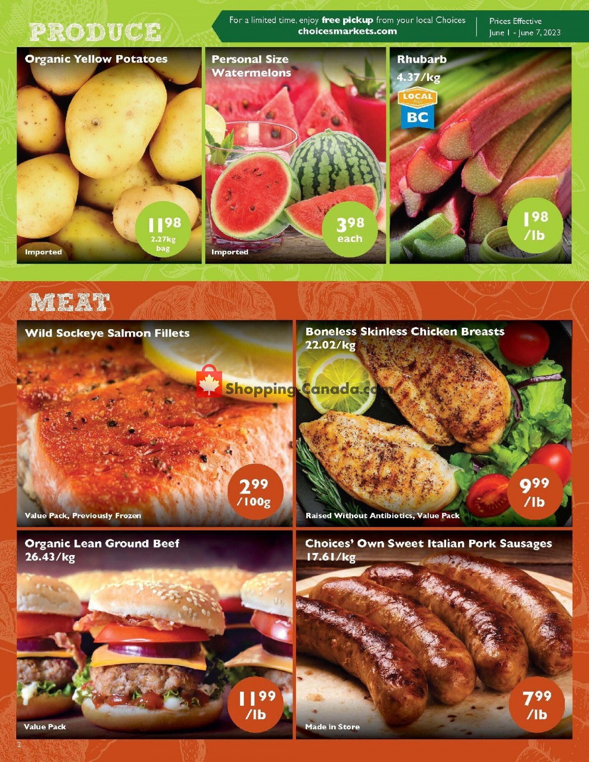 Choices Market flyer from Thursday June 1, 2023 to Wednesday June 7, 2023 - page 2