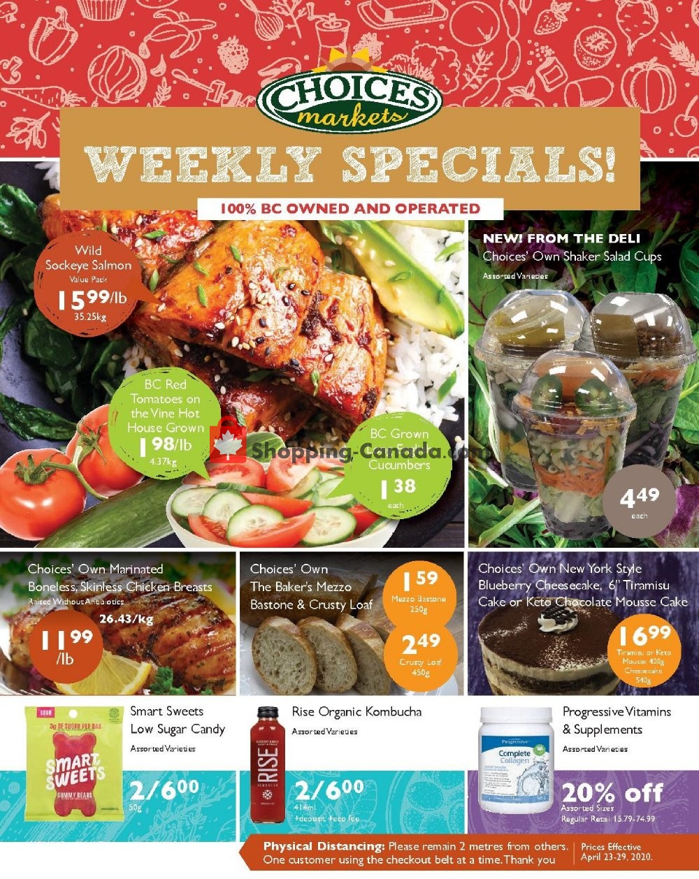 Choices Market flyer from Thursday April 23, 2020 to Wednesday April 29, 2020 - page 1