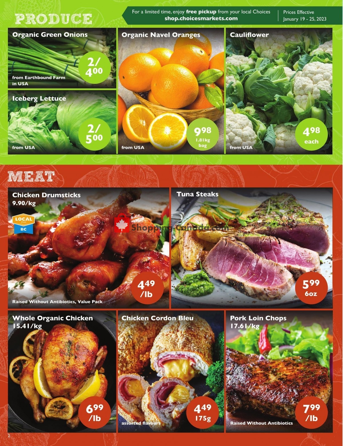Choices Market flyer from Thursday January 19, 2023 to Wednesday January 25, 2023 - page 2