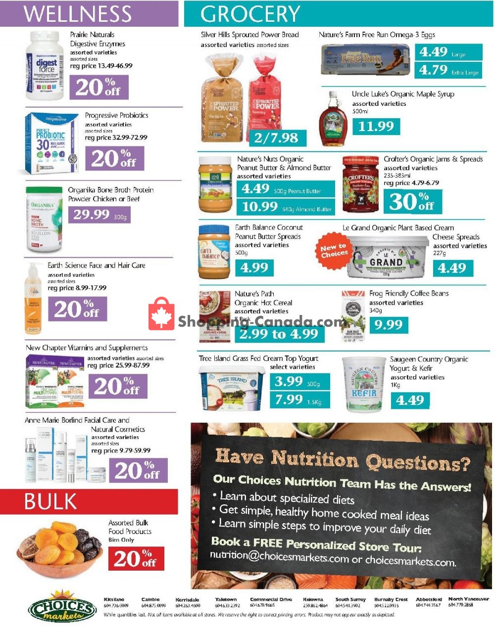 Choices Market flyer from Thursday October 3, 2019 to Wednesday October 9, 2019 - page 6