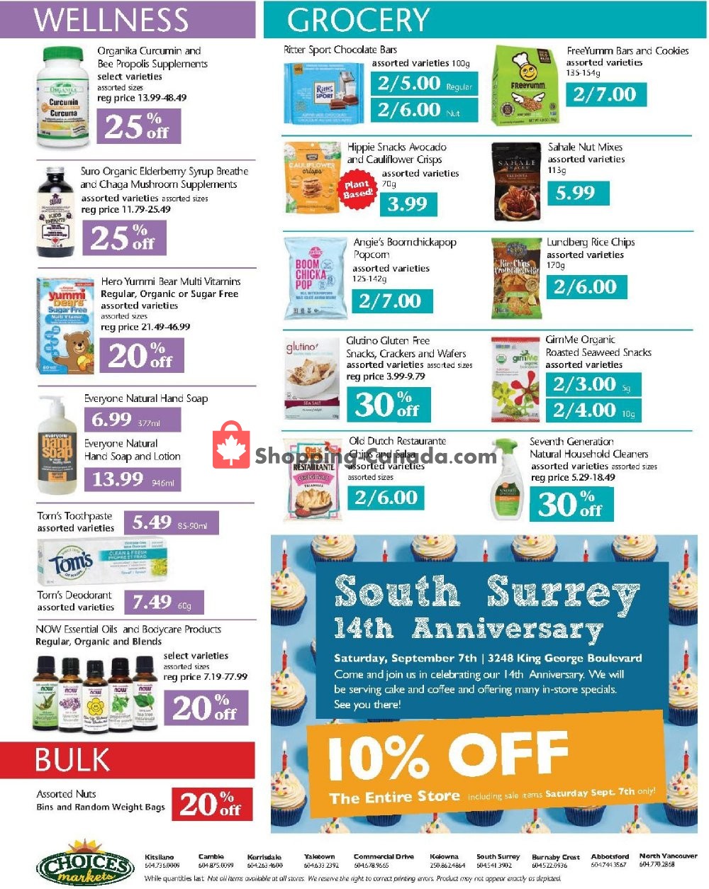 Choices Market flyer from Thursday September 5, 2019 to Wednesday September 11, 2019 - page 6