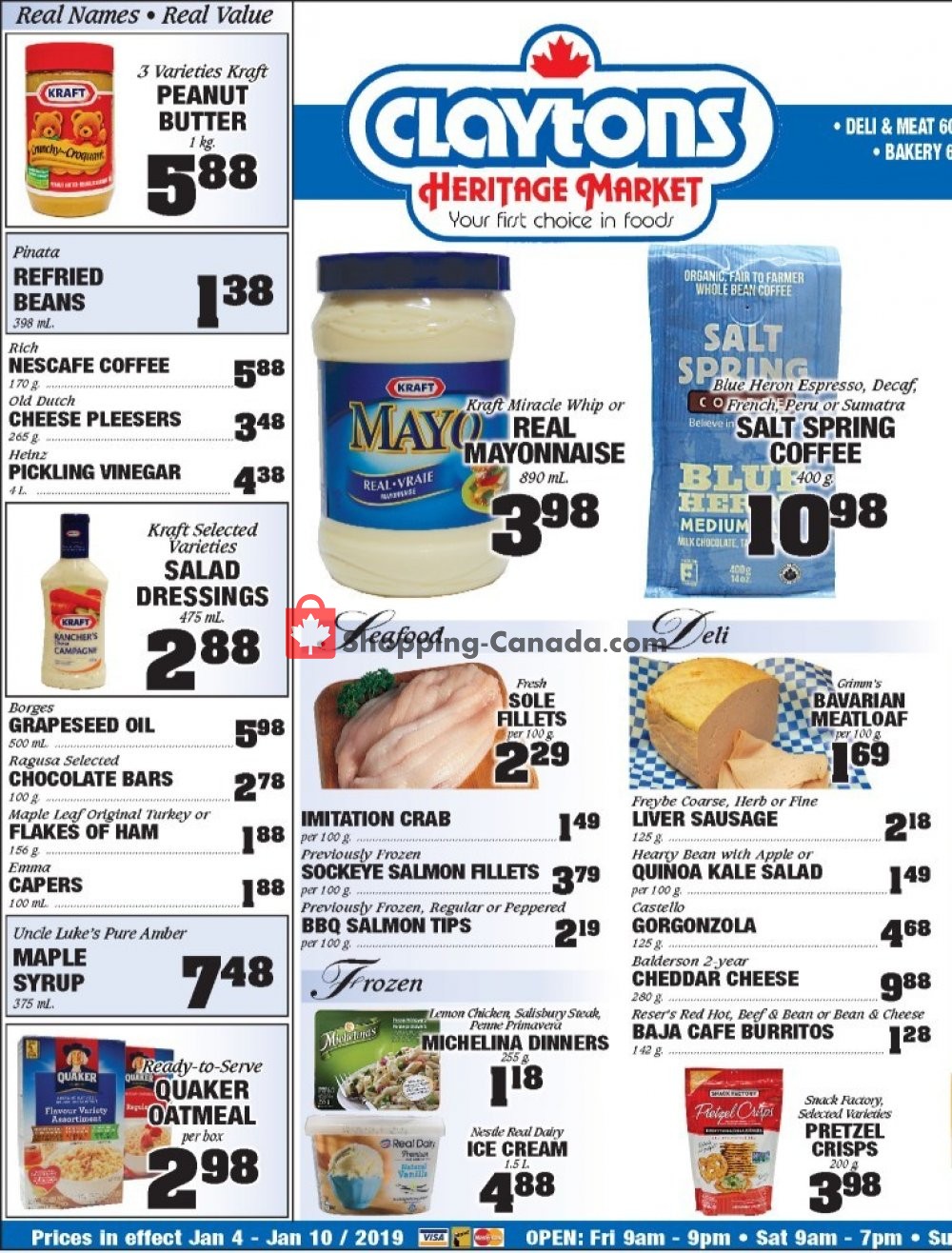 Claytons Heritage Market flyer from Friday January 4, 2019 to Thursday January 10, 2019 - page 2