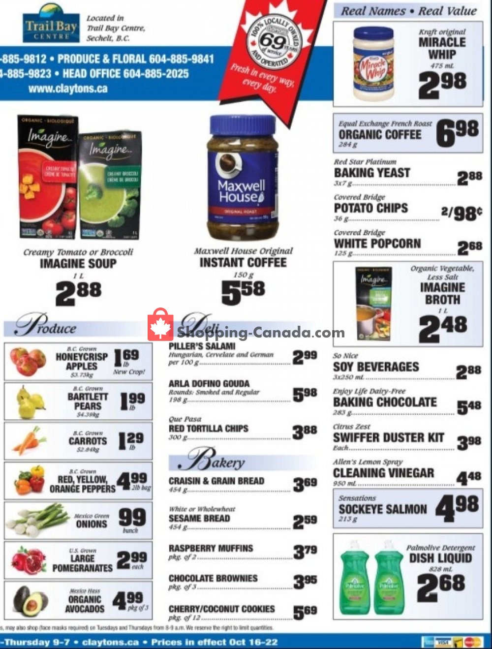 Claytons Heritage Market flyer from Friday October 16, 2020 to Thursday October 22, 2020 - page 2