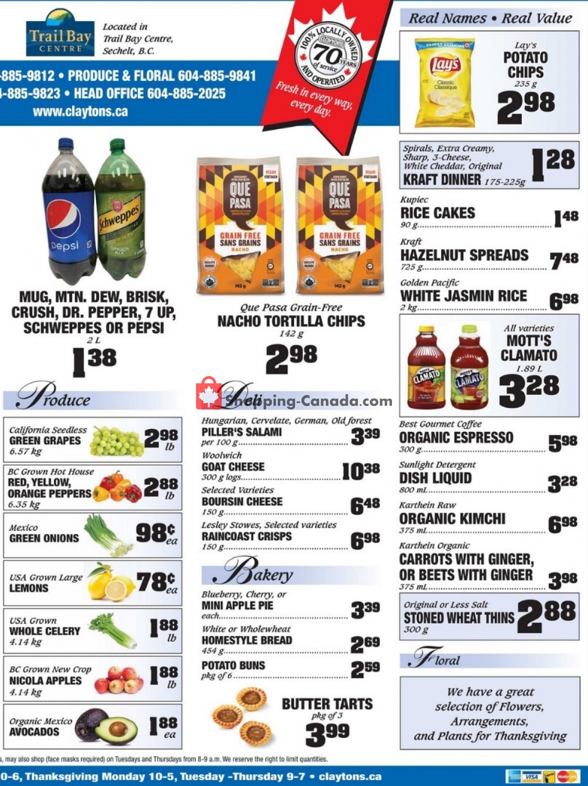 Claytons Heritage Market flyer from Friday October 8, 2021 to Thursday October 14, 2021 - page 2