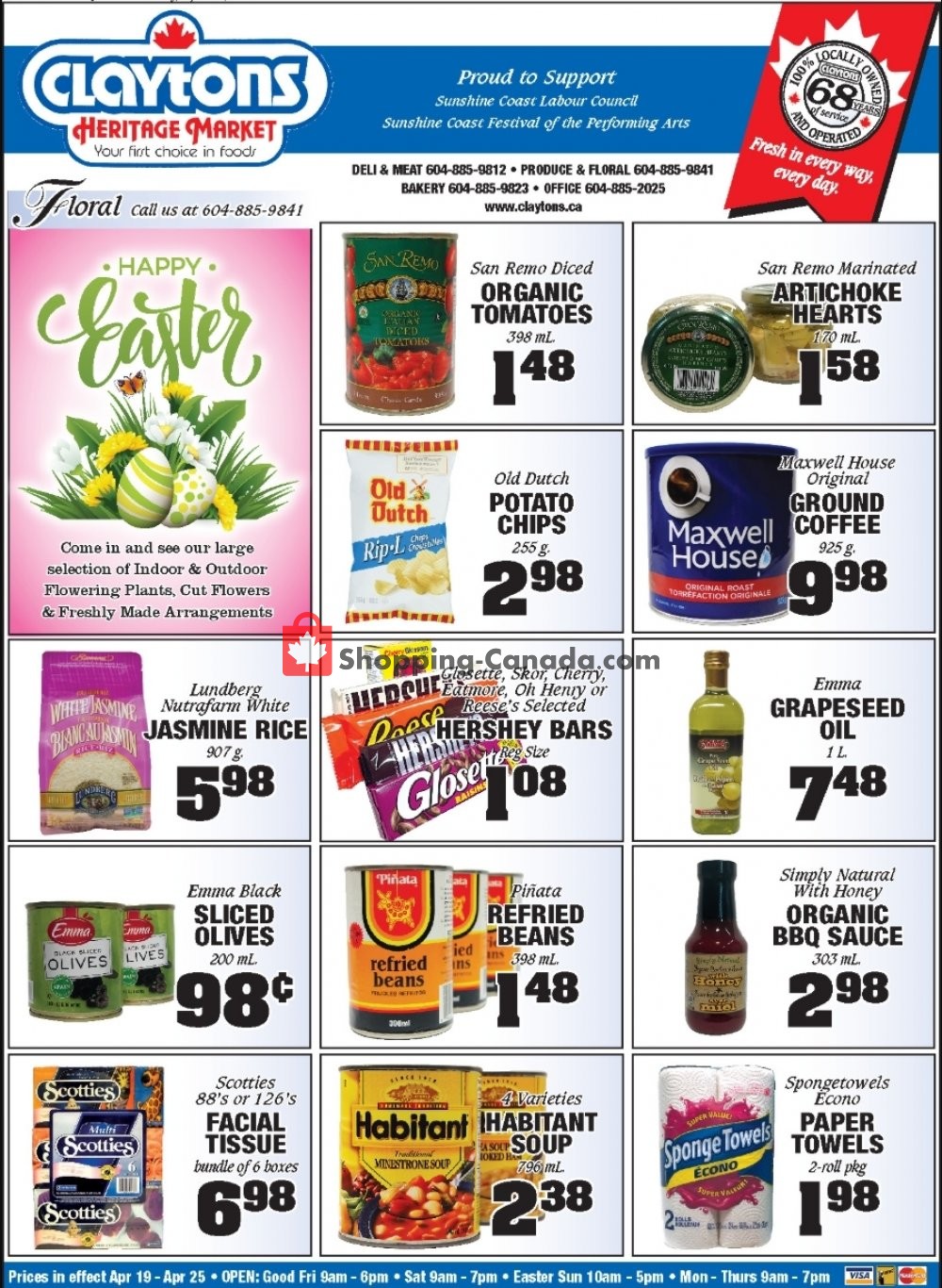 Claytons Heritage Market flyer from Friday April 19, 2019 to Thursday April 25, 2019 - page 4