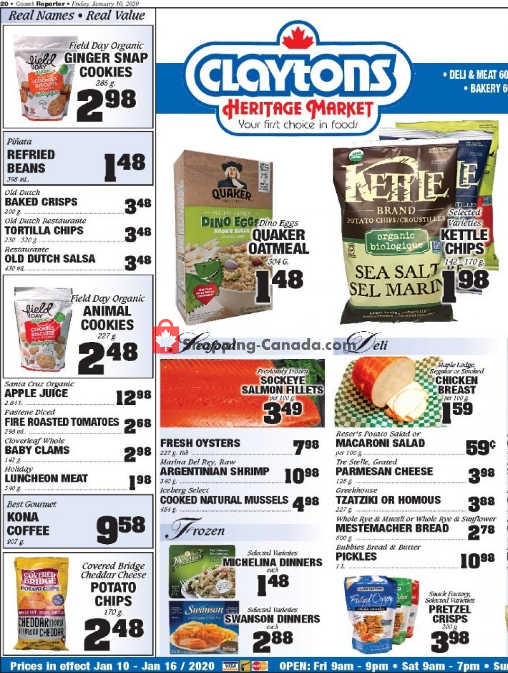 Claytons Heritage Market flyer from Friday January 10, 2020 to Thursday January 16, 2020 - page 2