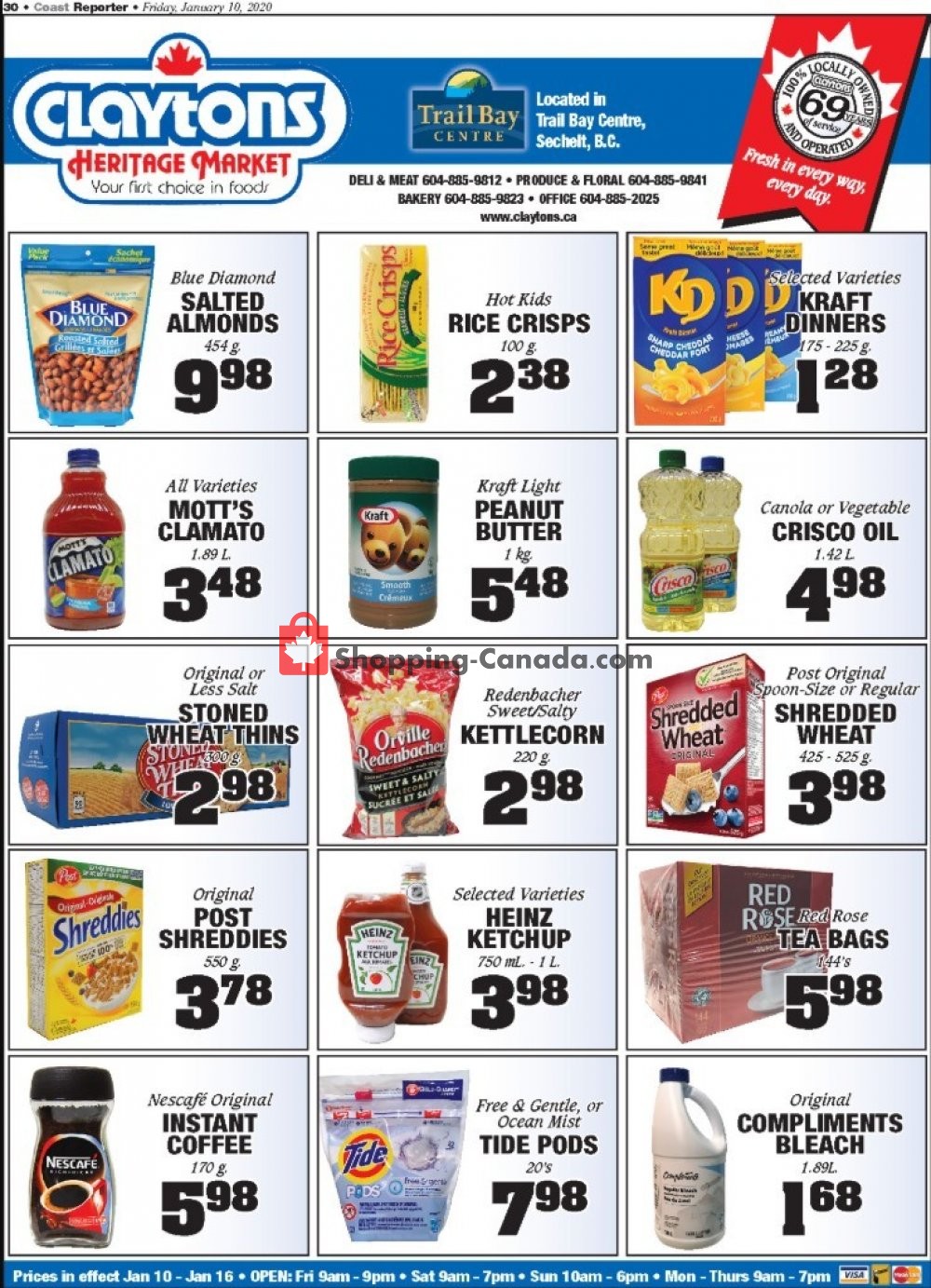 Claytons Heritage Market flyer from Friday January 10, 2020 to Thursday January 16, 2020 - page 4