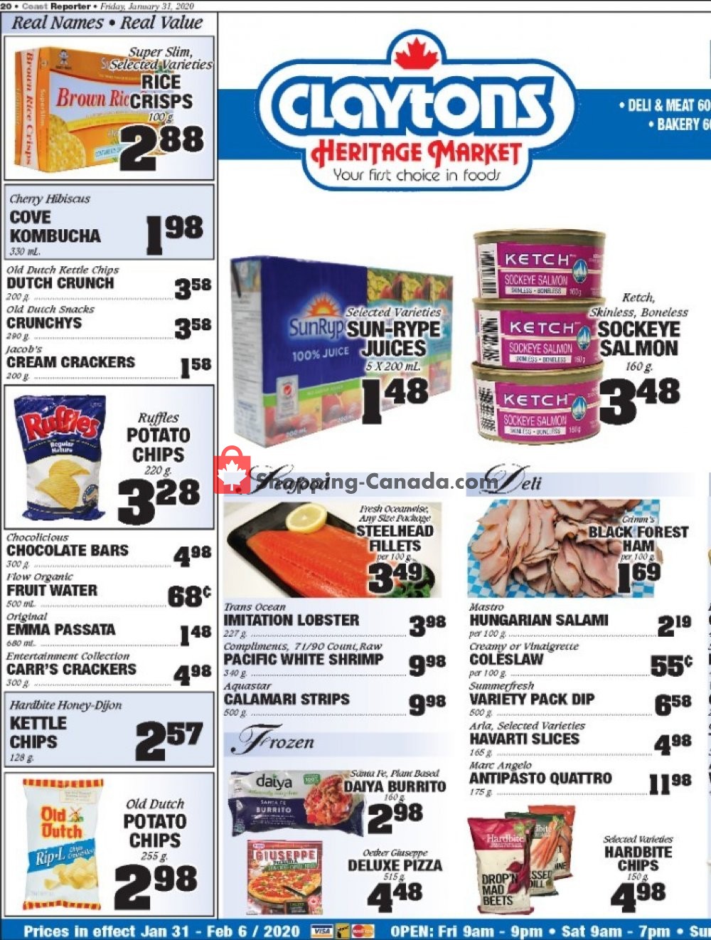 Claytons Heritage Market flyer from Friday January 31, 2020 to Thursday February 6, 2020 - page 2