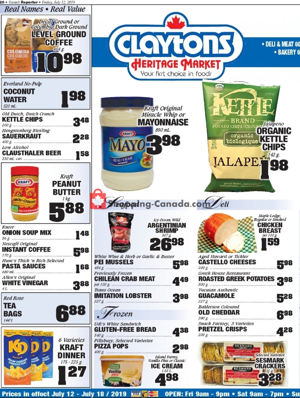 Claytons Heritage Market flyer from Friday July 12, 2019 to Thursday July 18, 2019 - page 2