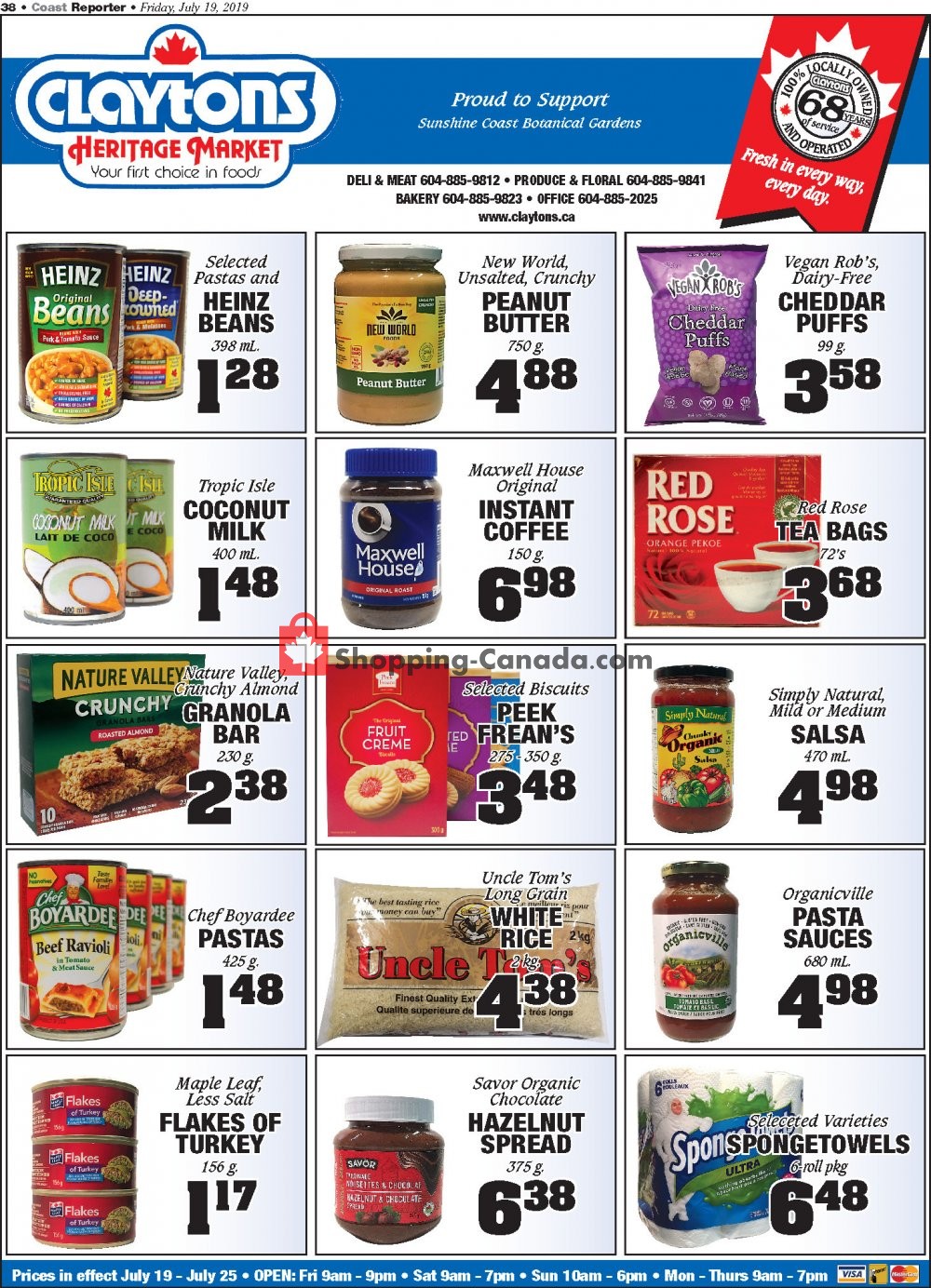 Claytons Heritage Market flyer from Friday July 19, 2019 to Thursday July 25, 2019 - page 4