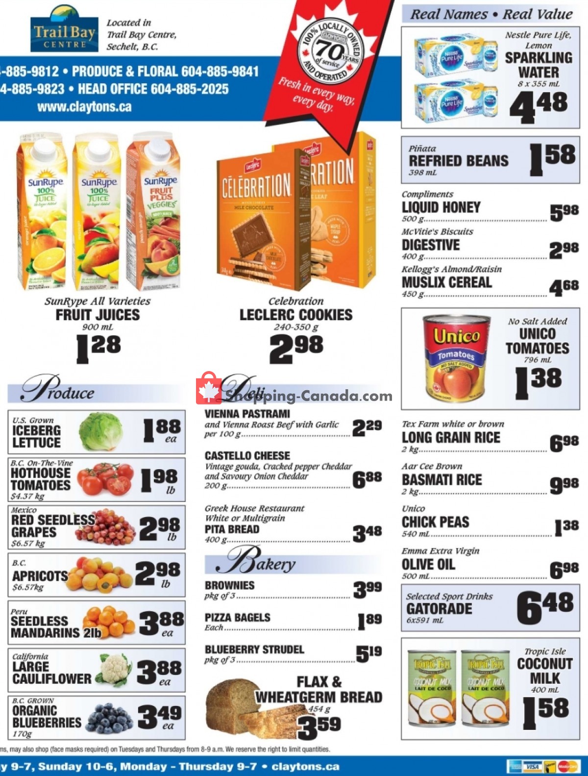 Claytons Heritage Market flyer from Friday July 9, 2021 to Thursday July 15, 2021 - page 2