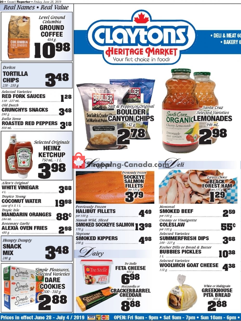 Claytons Heritage Market flyer from Friday June 28, 2019 to Thursday July 4, 2019 - page 2