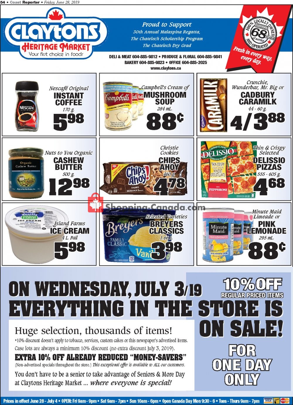 Claytons Heritage Market flyer from Friday June 28, 2019 to Thursday July 4, 2019 - page 4