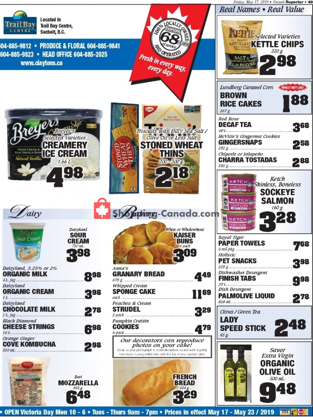 Claytons Heritage Market flyer from Friday May 17, 2019 to Thursday May 23, 2019 - page 3