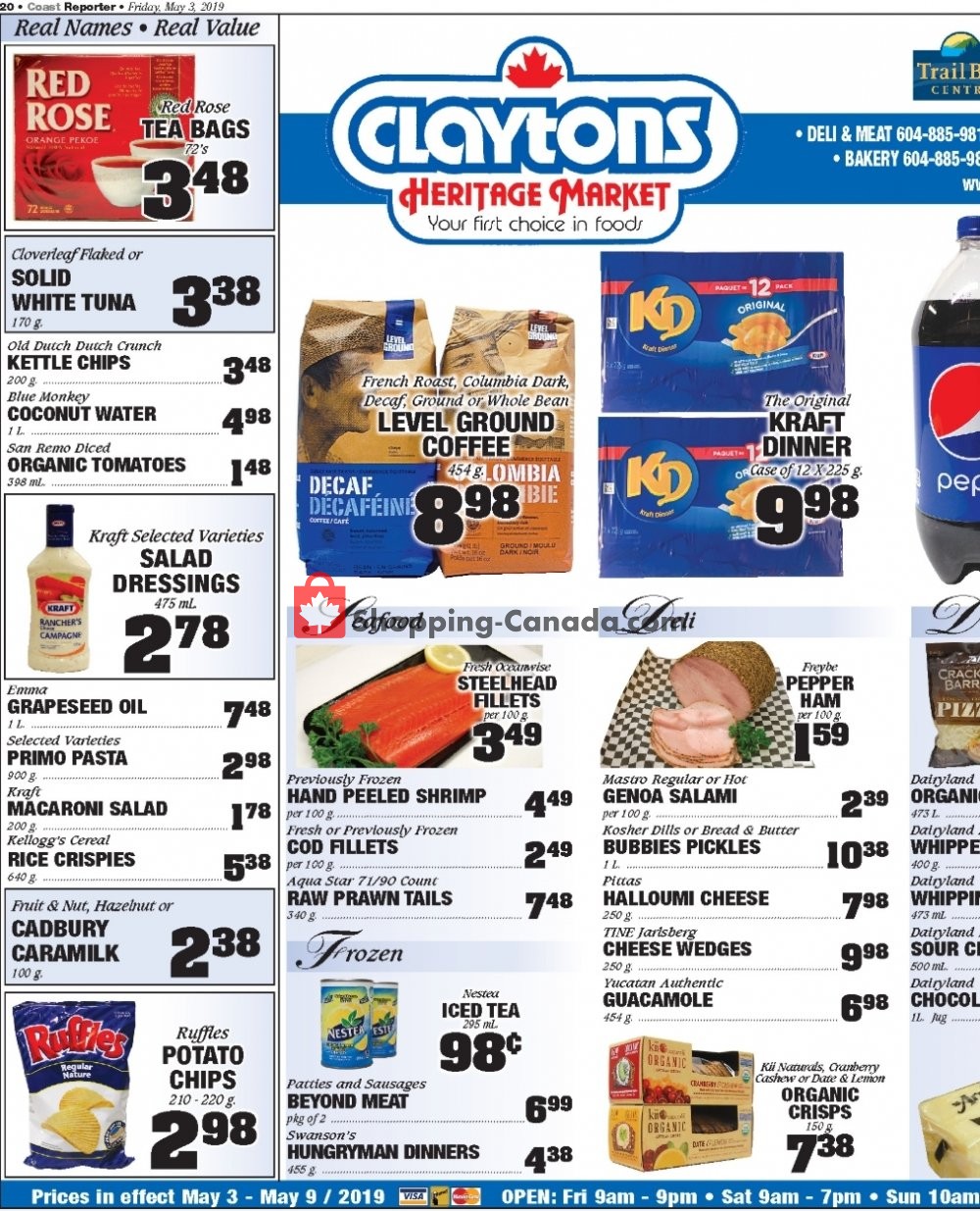 Claytons Heritage Market flyer from Friday May 3, 2019 to Thursday May 9, 2019 - page 2