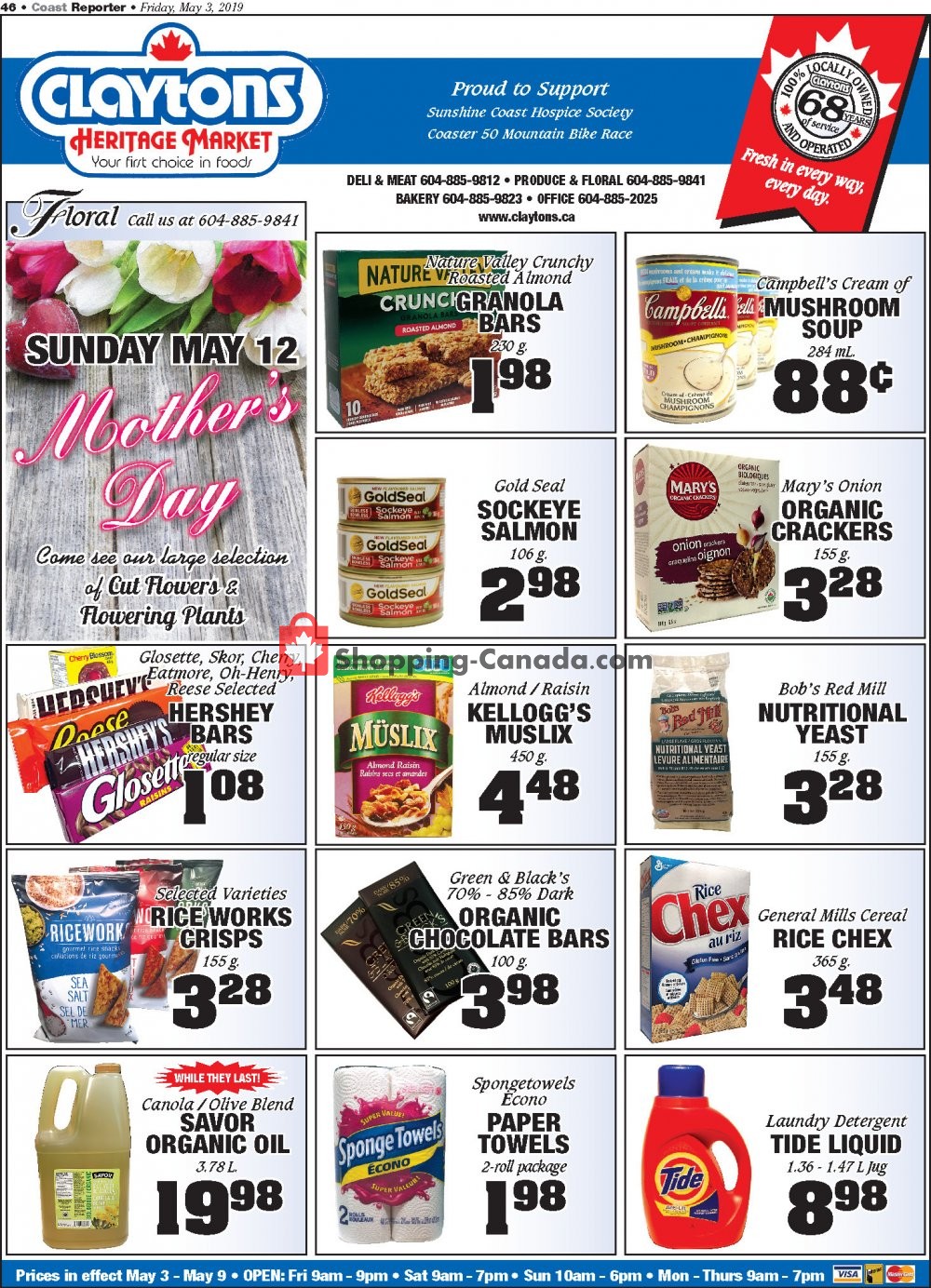 Claytons Heritage Market flyer from Friday May 3, 2019 to Thursday May 9, 2019 - page 4