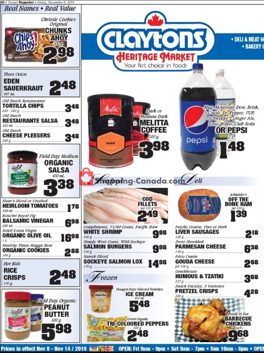 Claytons Heritage Market flyer from Friday November 8, 2019 to Thursday November 14, 2019 - page 2