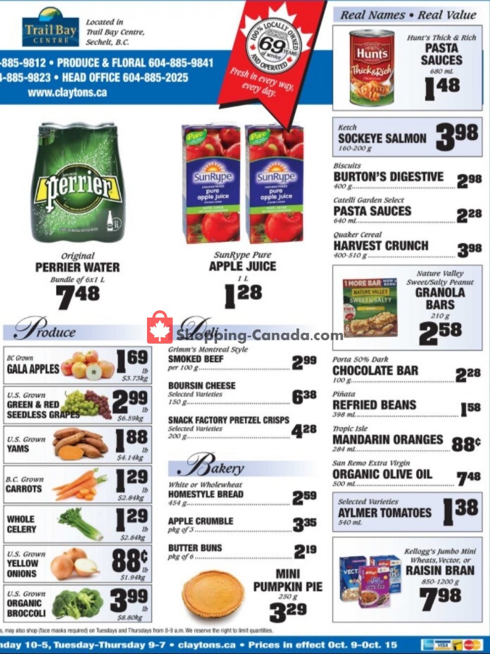 Claytons Heritage Market flyer from Friday October 9, 2020 to Thursday October 15, 2020 - page 2