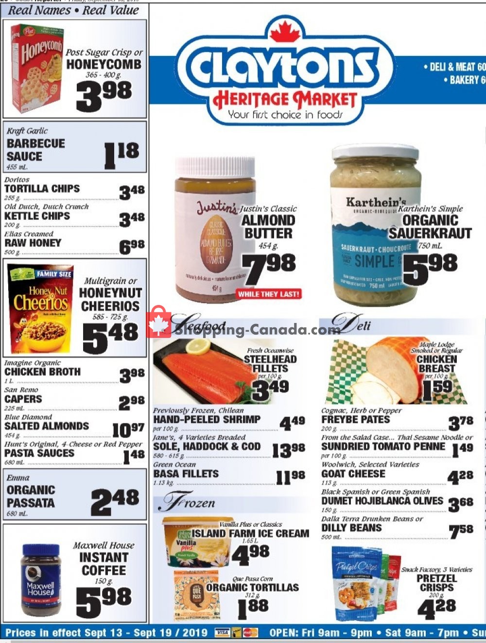 Claytons Heritage Market flyer from Friday September 13, 2019 to Thursday September 19, 2019 - page 2