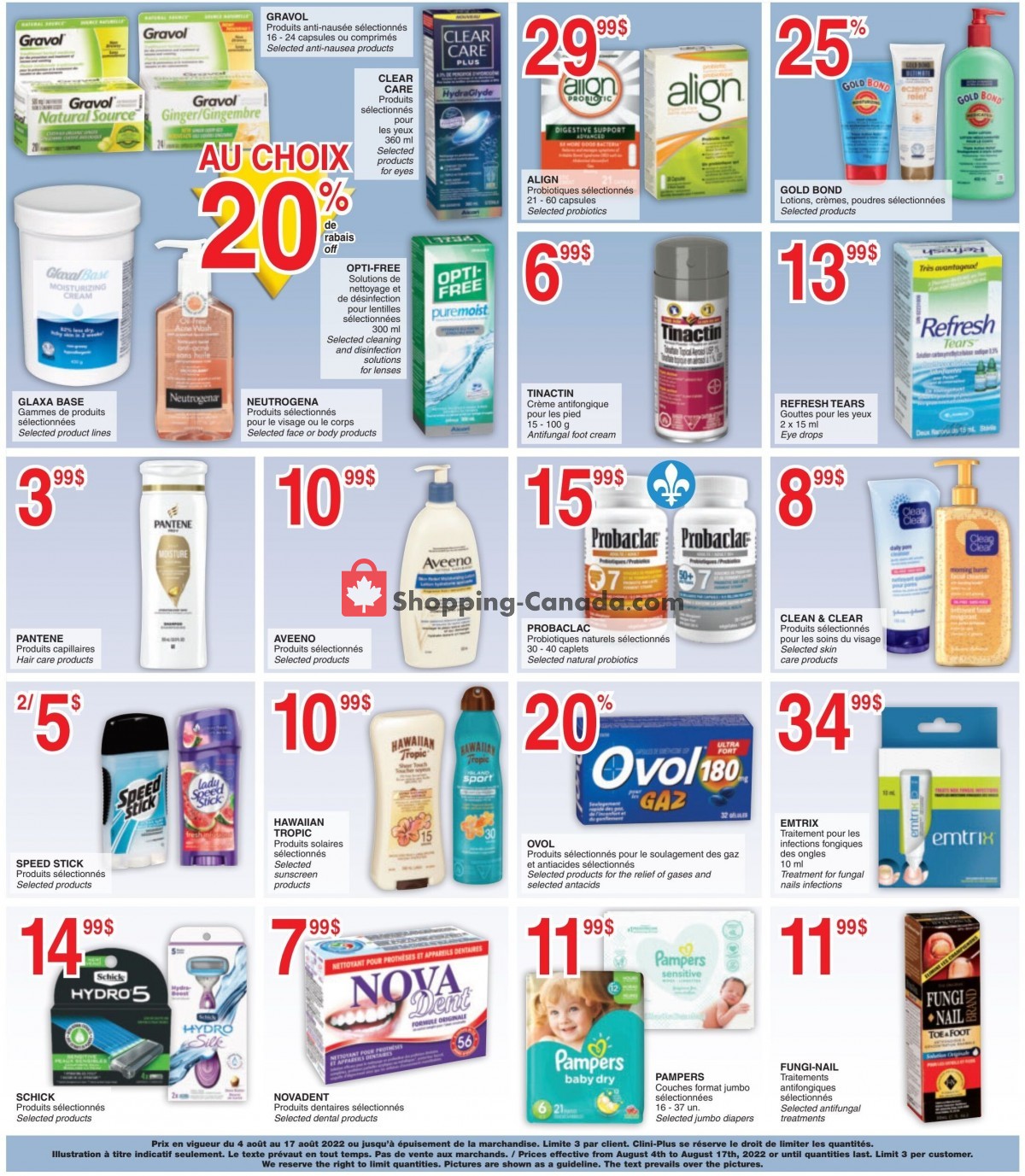 Clini Plus flyer from Thursday August 4, 2022 to Wednesday August 17, 2022 - page 2