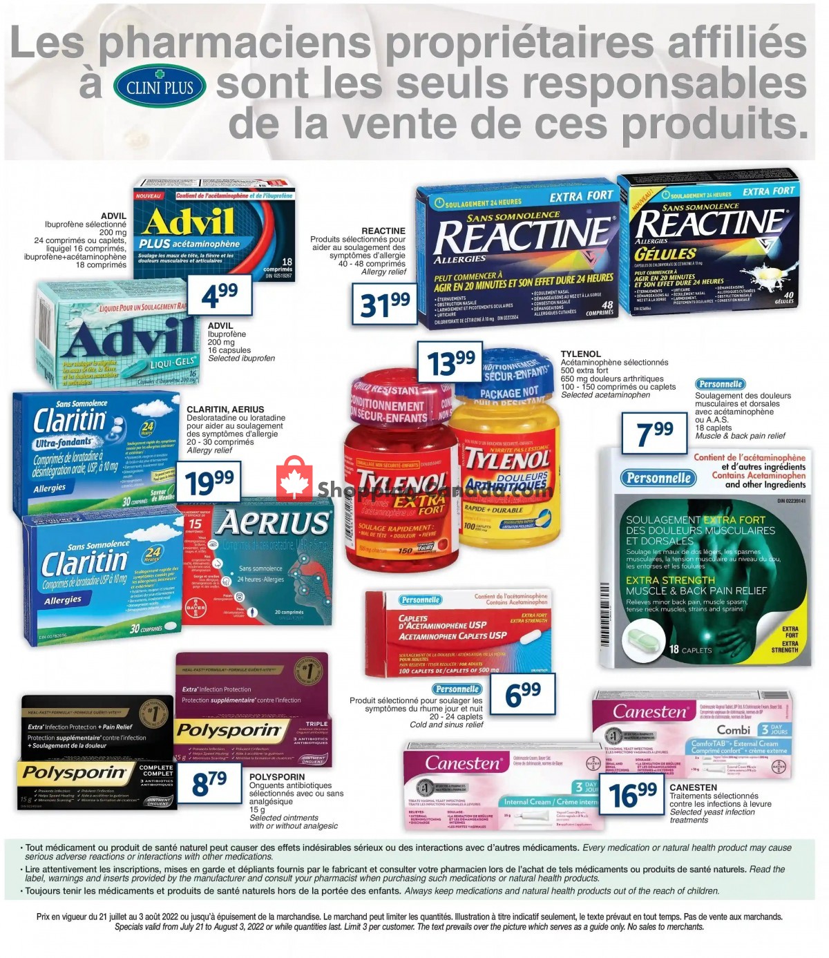 Clini Plus flyer from Thursday July 21, 2022 to Wednesday August 3, 2022 - page 4