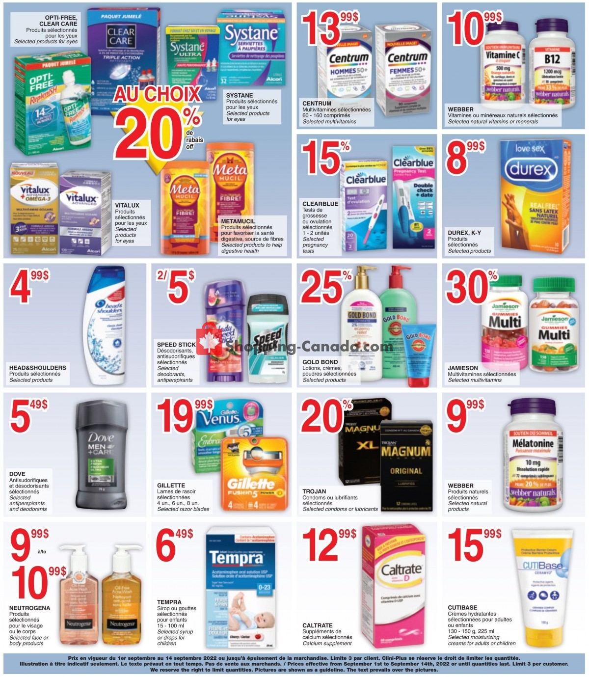 Clini Plus flyer from Thursday September 1, 2022 to Wednesday September 14, 2022 - page 2