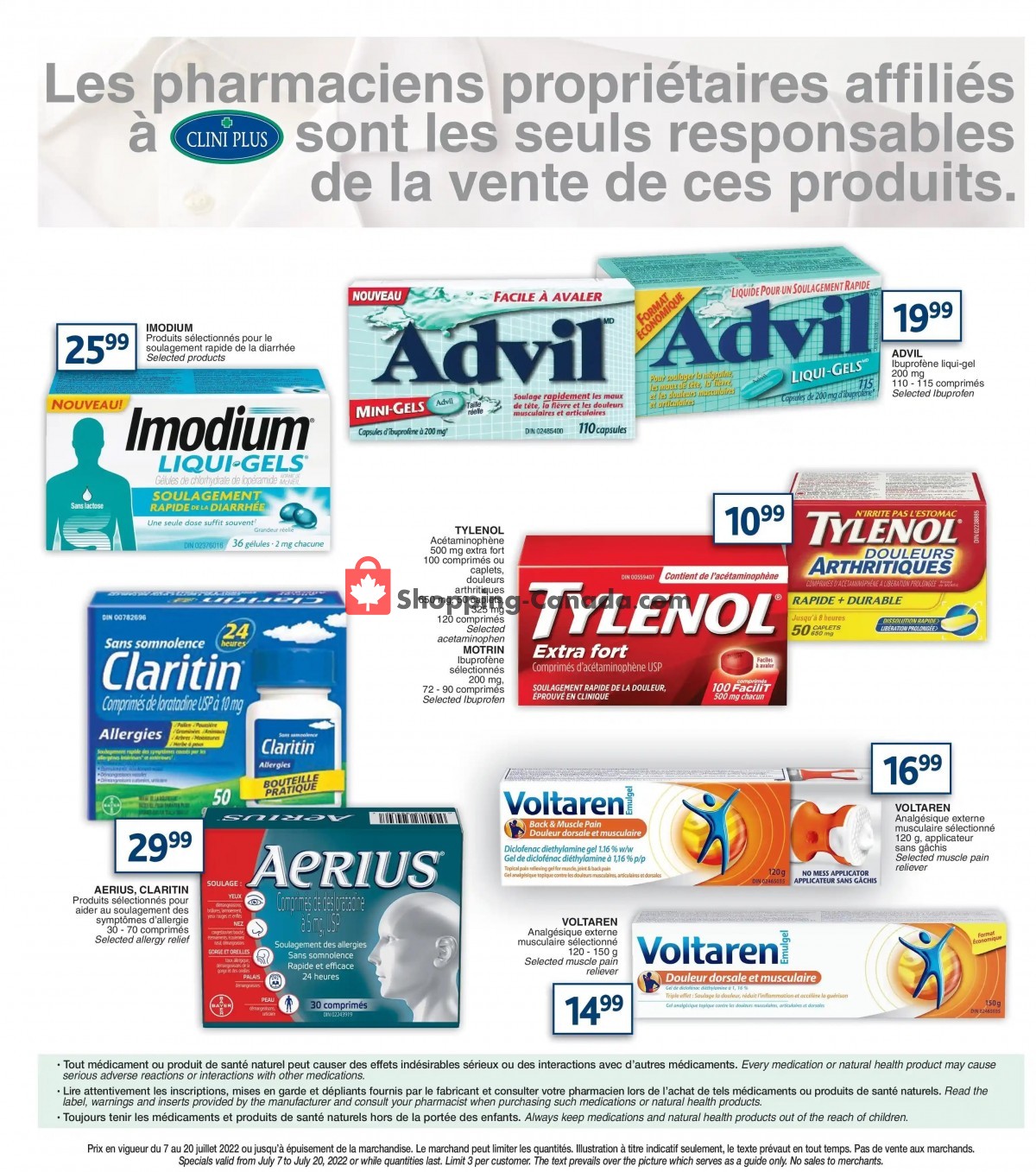 Clini Plus flyer from Thursday July 7, 2022 to Wednesday July 20, 2022 - page 4