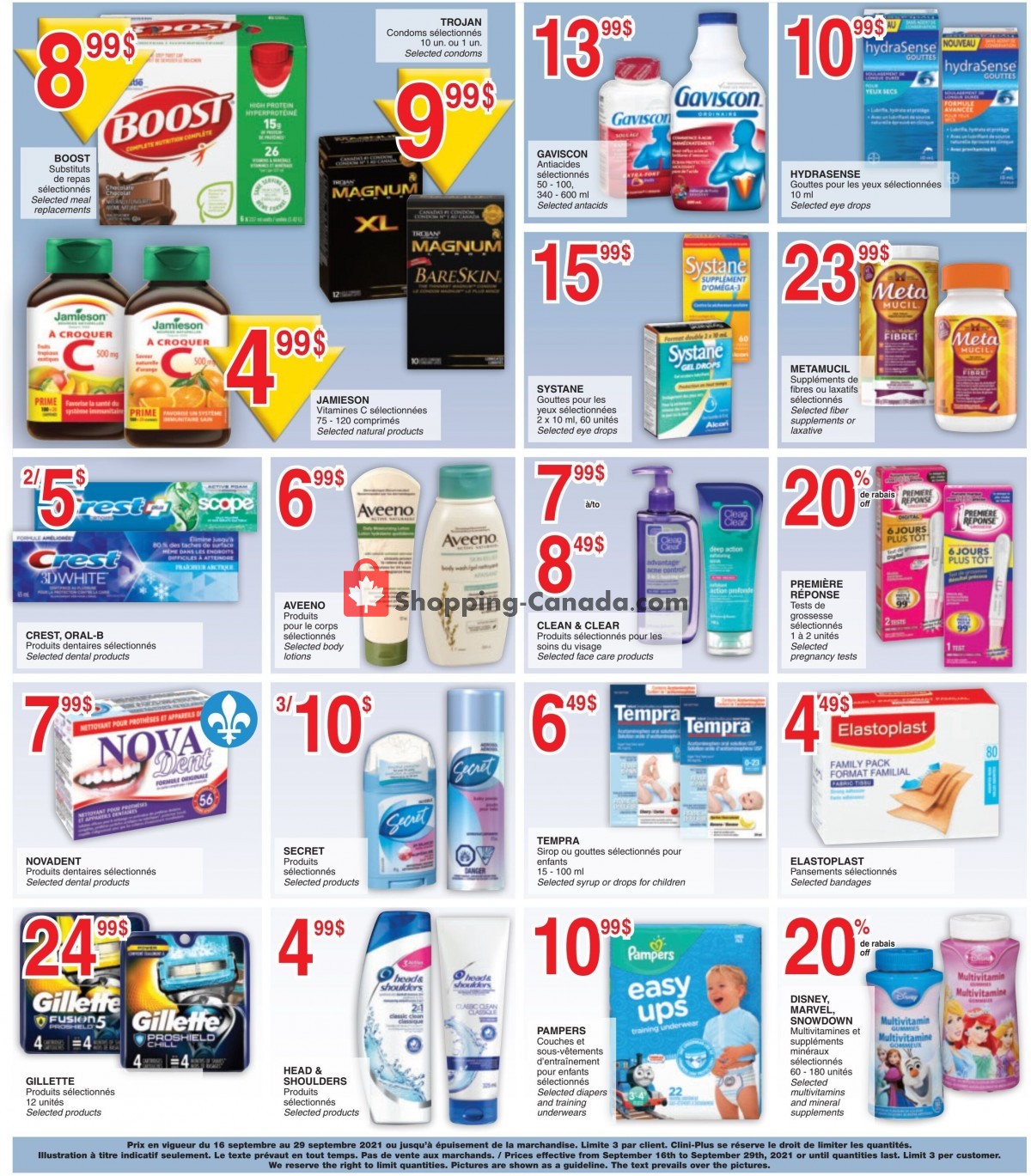 Clini Plus flyer from Thursday September 16, 2021 to Wednesday September 29, 2021 - page 2