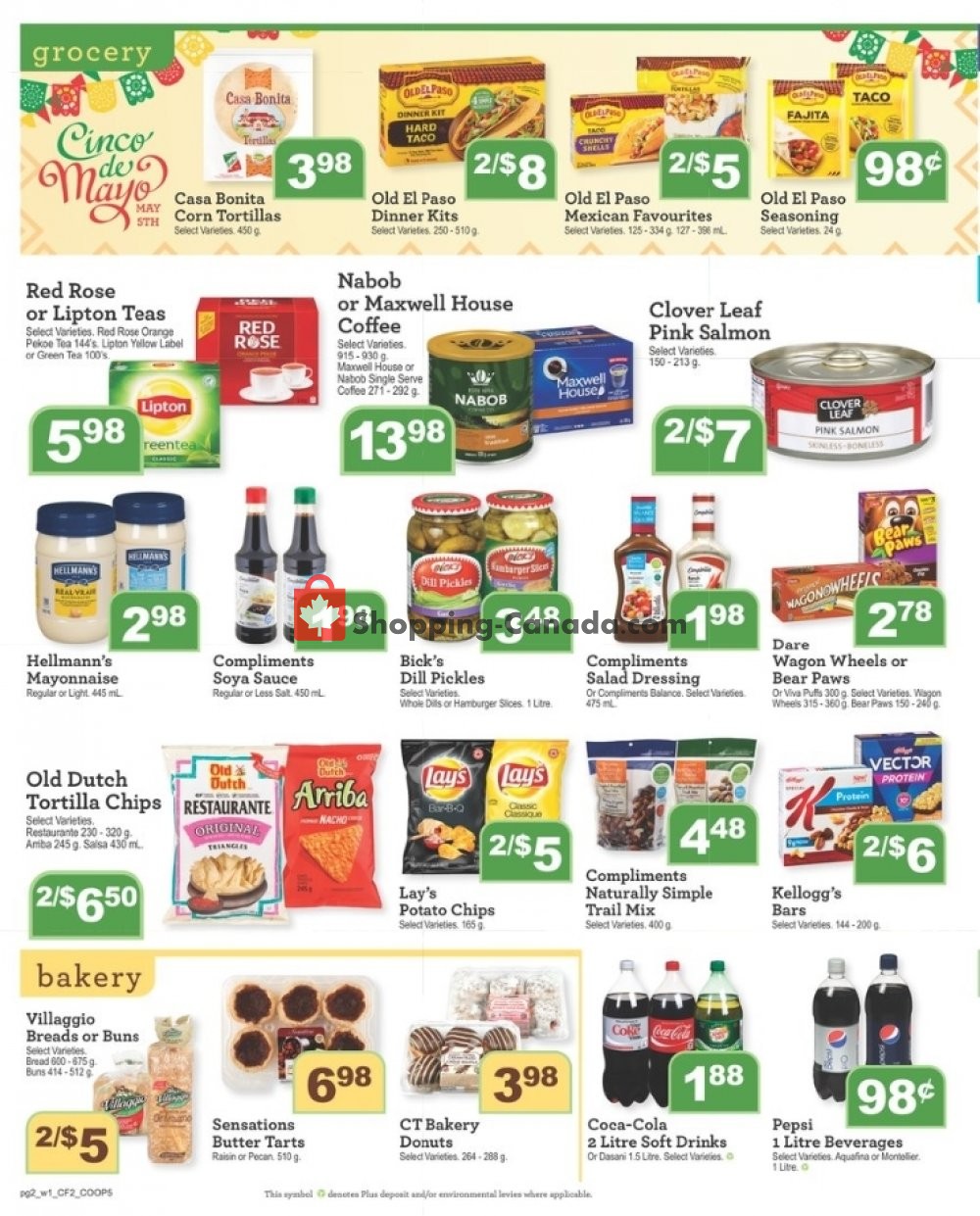 Clover Farm flyer from Thursday April 30, 2020 to Wednesday May 6, 2020 - page 2