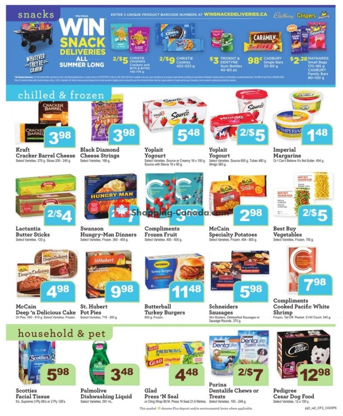 Clover Farm flyer from Thursday May 6, 2021 to Wednesday May 12, 2021 - page 3