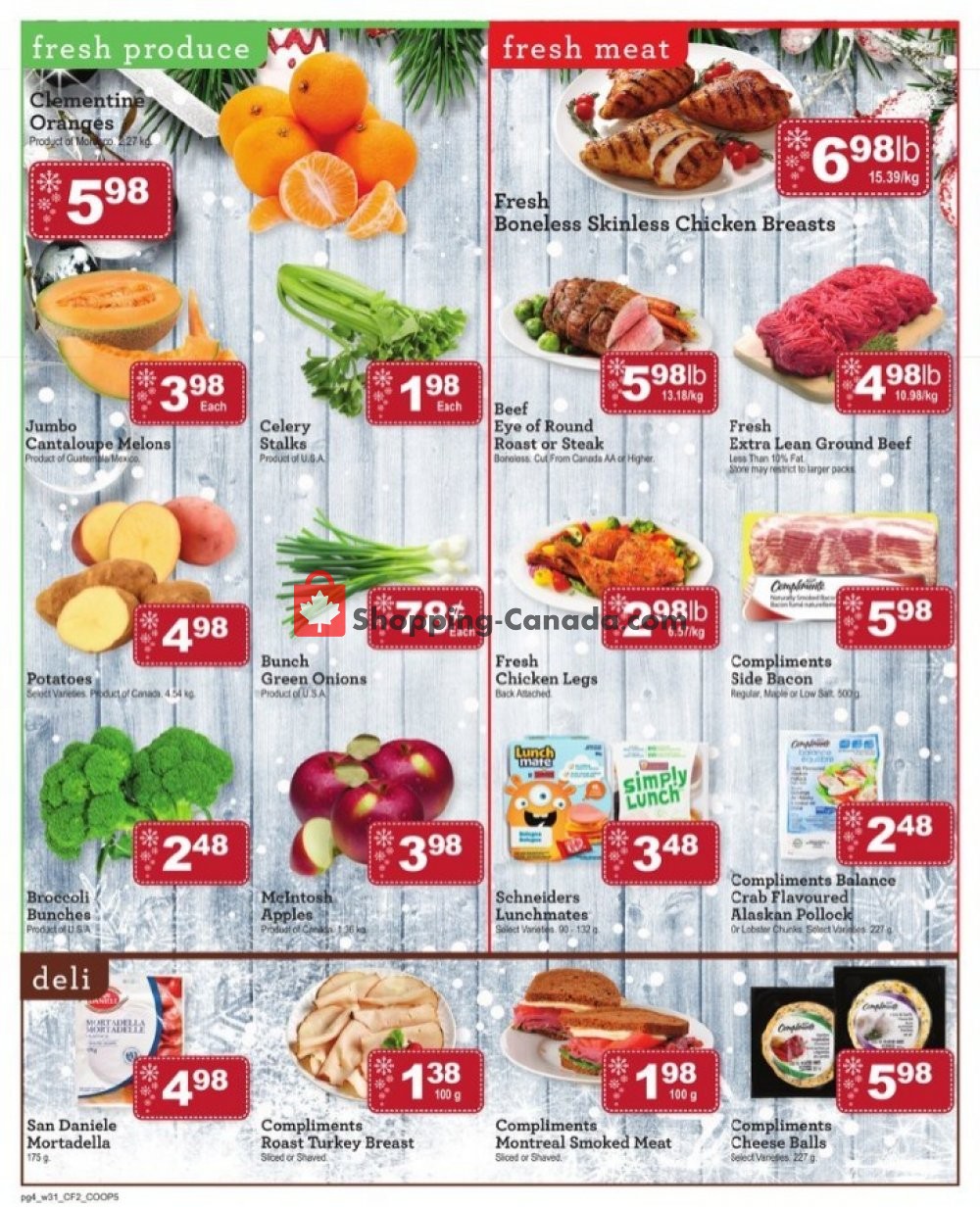 Clover Farm flyer from Thursday November 29, 2018 to Wednesday December 5, 2018 - page 4