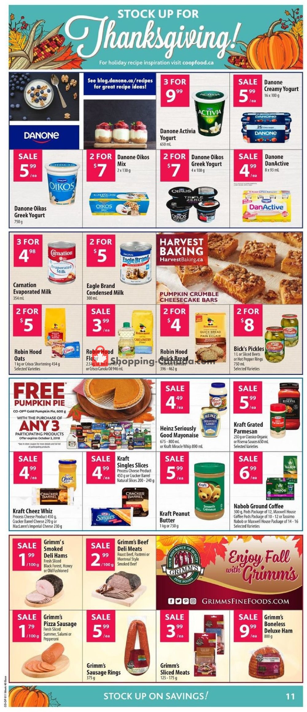 Co-op flyer from Thursday September 27, 2018 to Wednesday October 3, 2018 - page 13