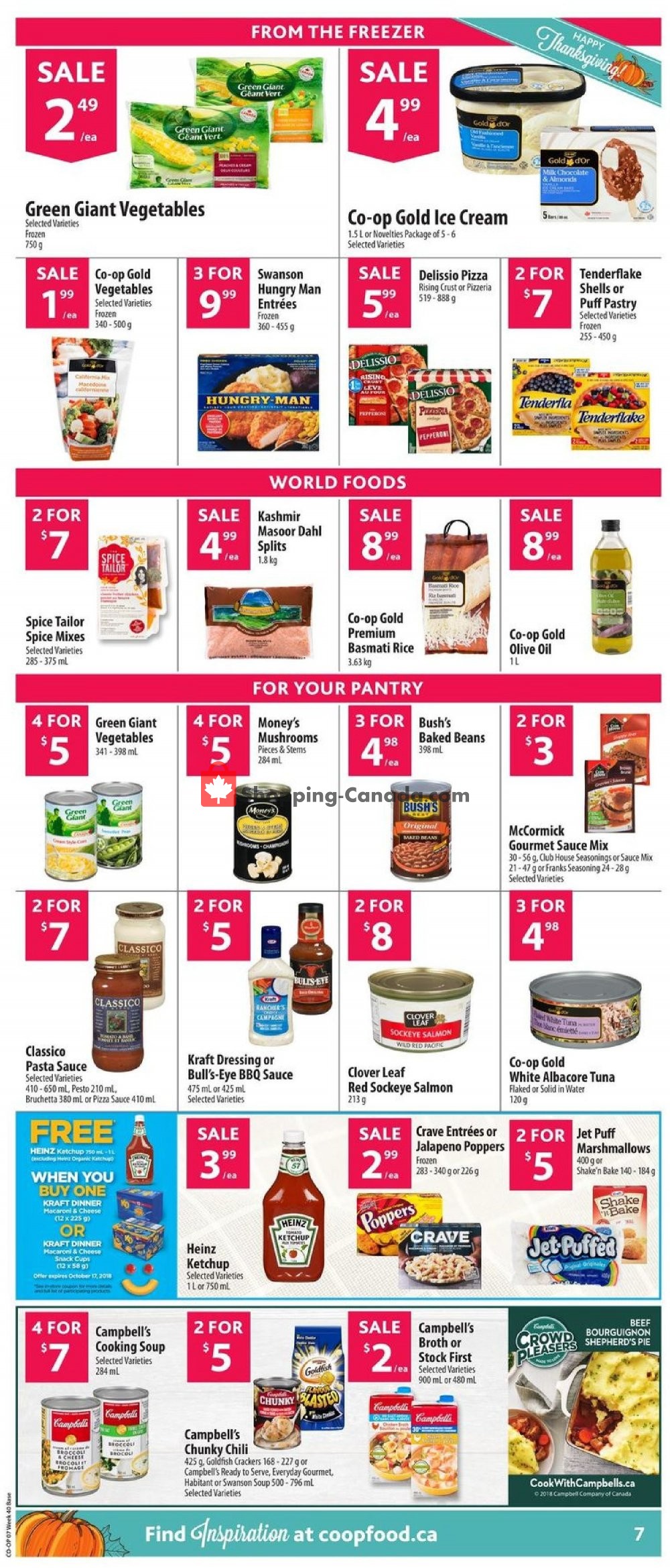 Co-op flyer from Thursday September 27, 2018 to Wednesday October 3, 2018 - page 9