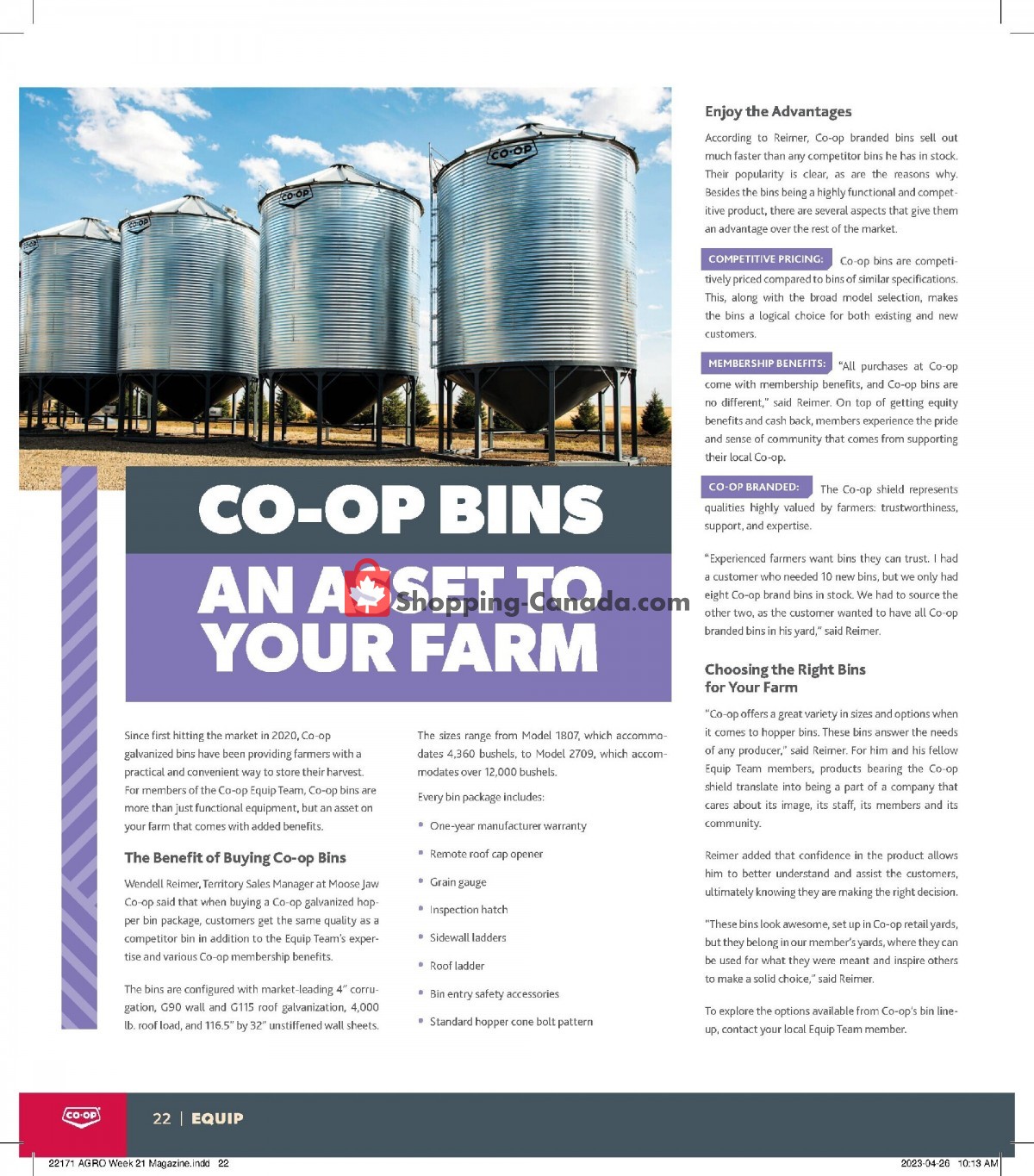Co-op flyer from Thursday May 18, 2023 to Wednesday August 9, 2023 - page 22