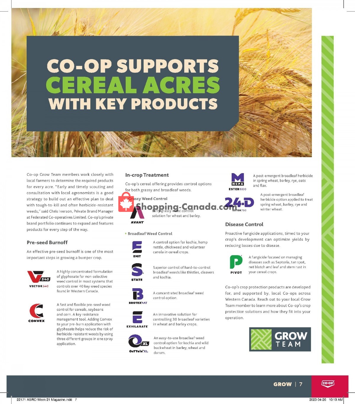 Coop Canada, flyer (Agro 2023 Summer Agro Advisor) May 18