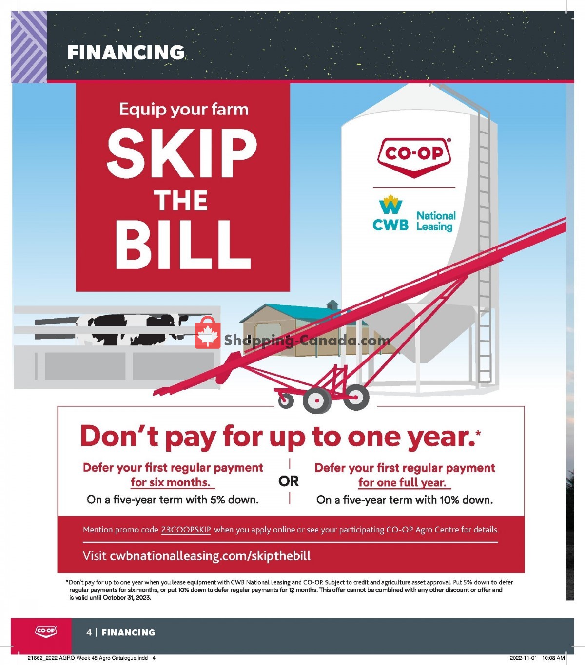 Coop Canada, flyer (Agro Agro Catalogue) November 24 November