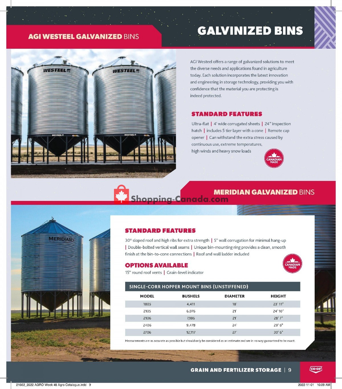 Coop Canada, flyer (Agro Agro Catalogue) November 24 November