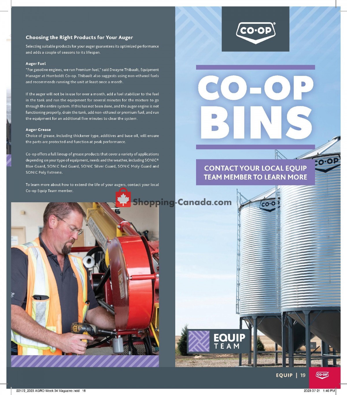 Coop Canada, flyer (Agro Fall 2023 Agro Advisor) August 10