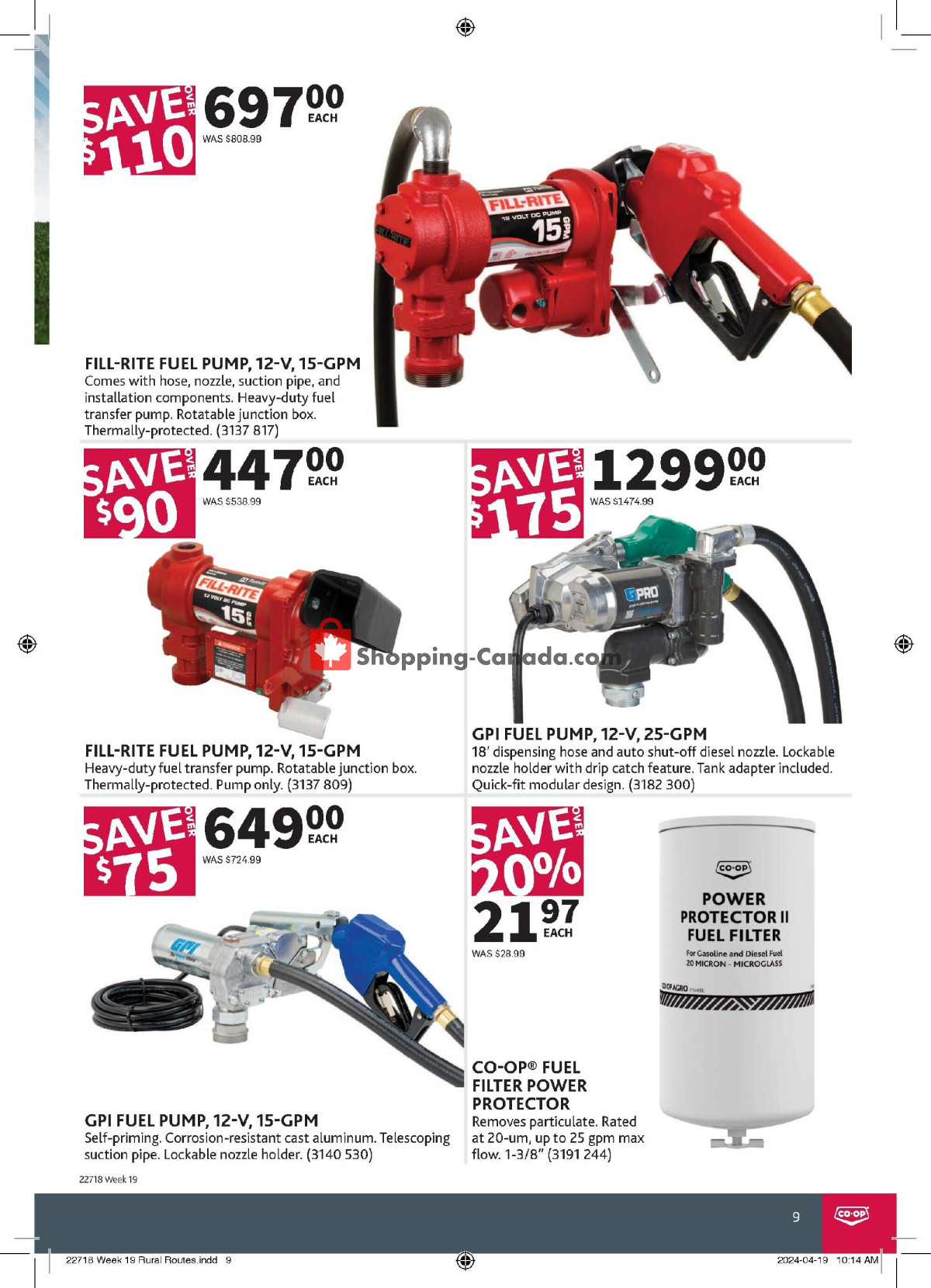 Co-op flyer from Thursday May 2, 2024 to Wednesday May 15, 2024 - page 9