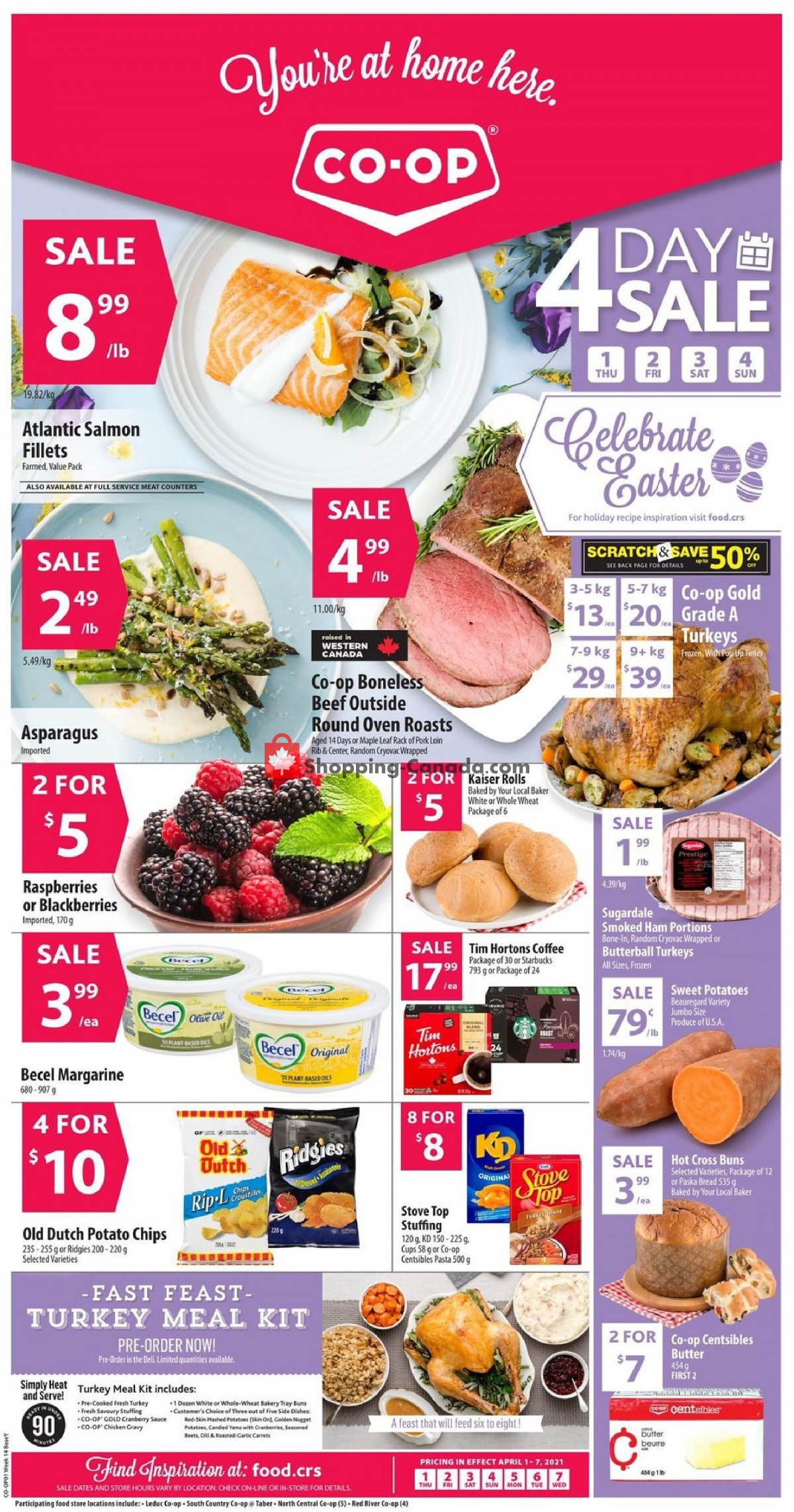 Co-op flyer from Thursday April 1, 2021 to Wednesday April 7, 2021 - page 1
