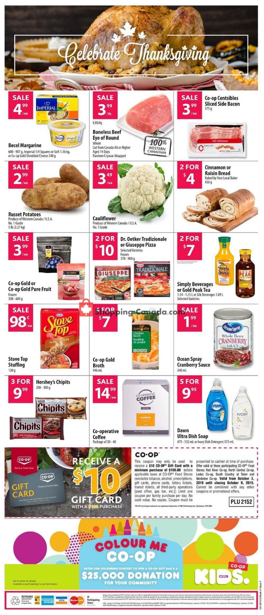 Co-op flyer from Thursday October 3, 2019 to Wednesday October 9, 2019 - page 2