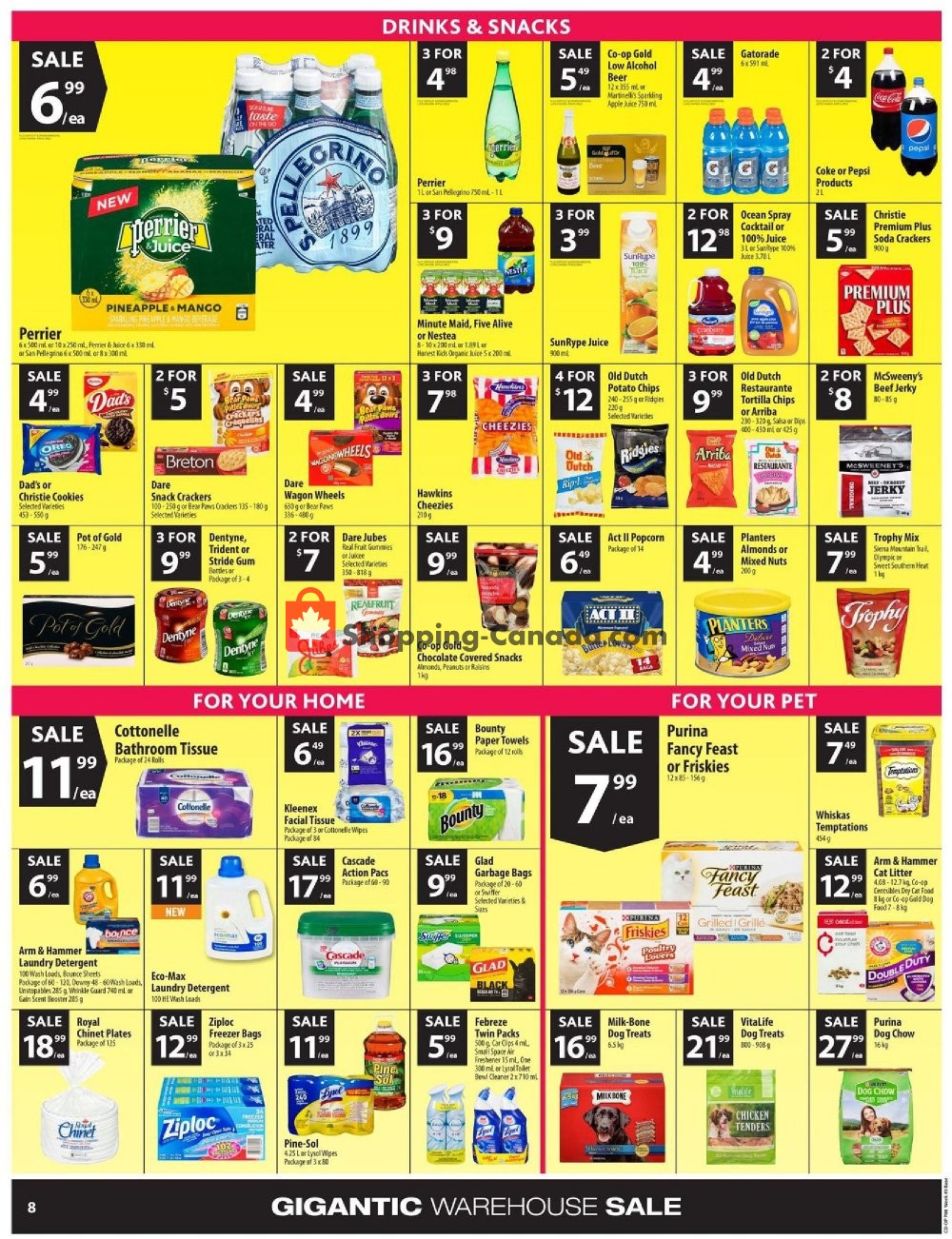 Coop Canada, flyer (Food Gigantic Warehouse Sale BC and SK) November 28 December 4