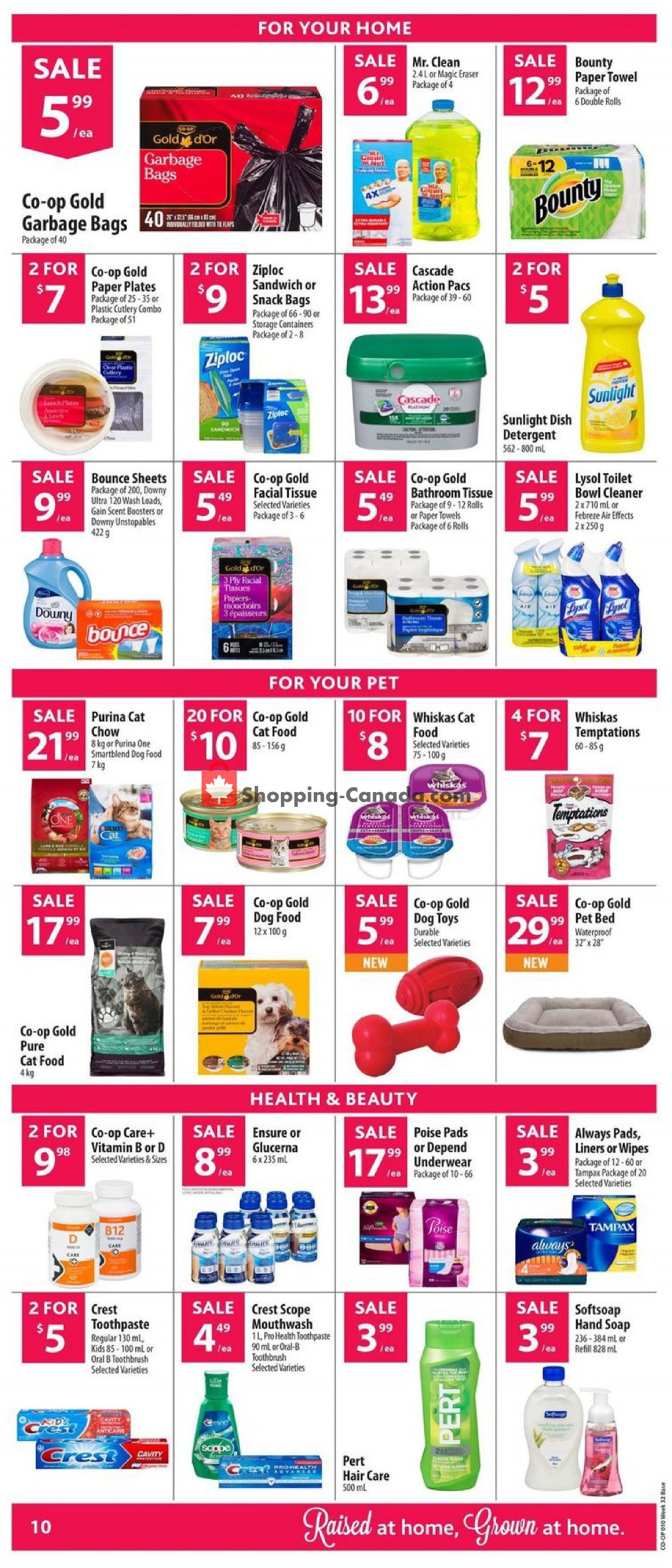 Co-op flyer from Thursday August 1, 2019 to Wednesday August 7, 2019 - page 14