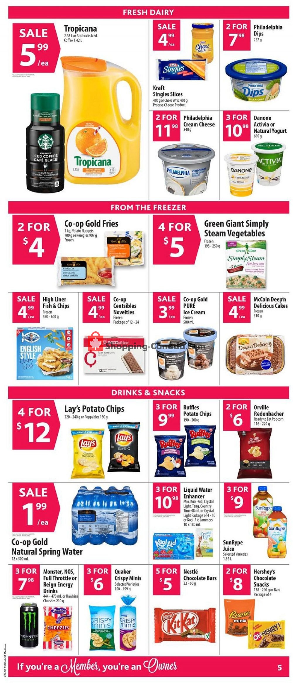 Co-op flyer from Thursday July 30, 2020 to Wednesday August 5, 2020 - page 6