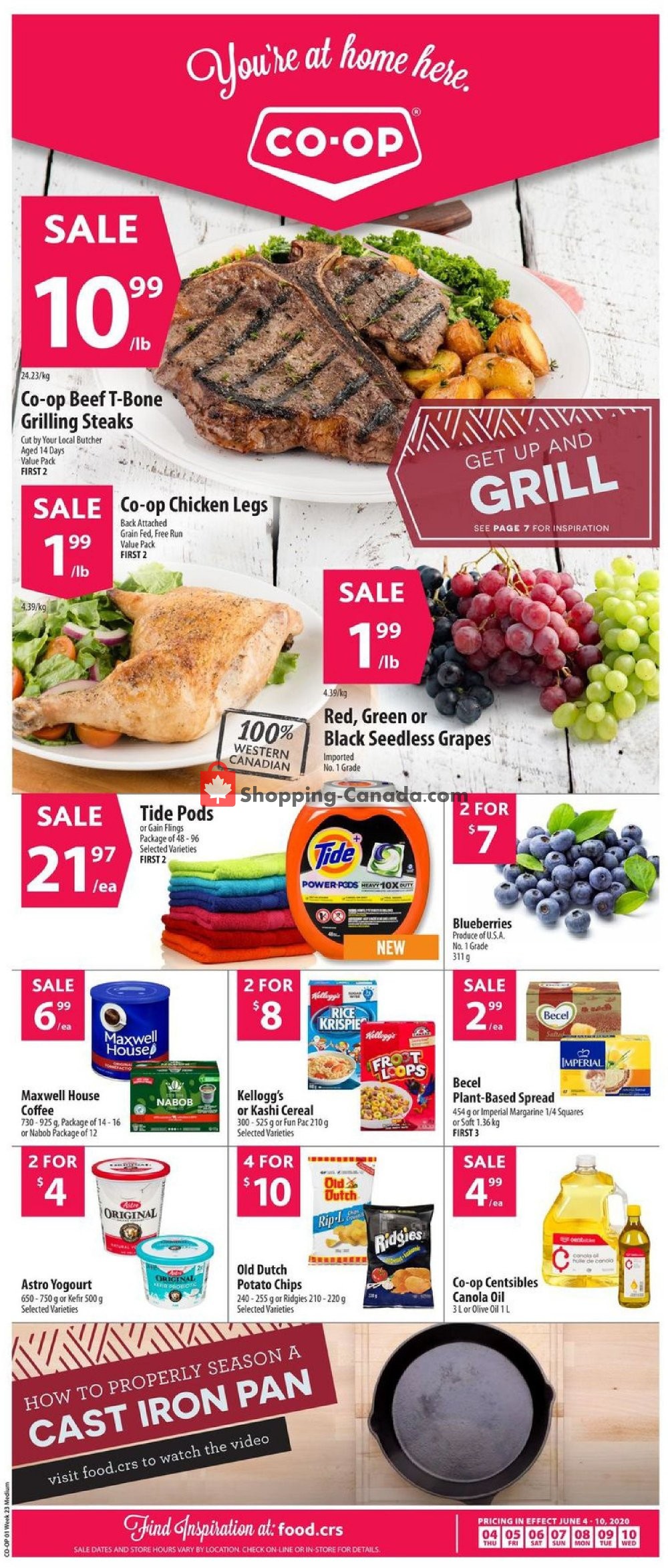 Co-op flyer from Thursday June 4, 2020 to Wednesday June 10, 2020 - page 1