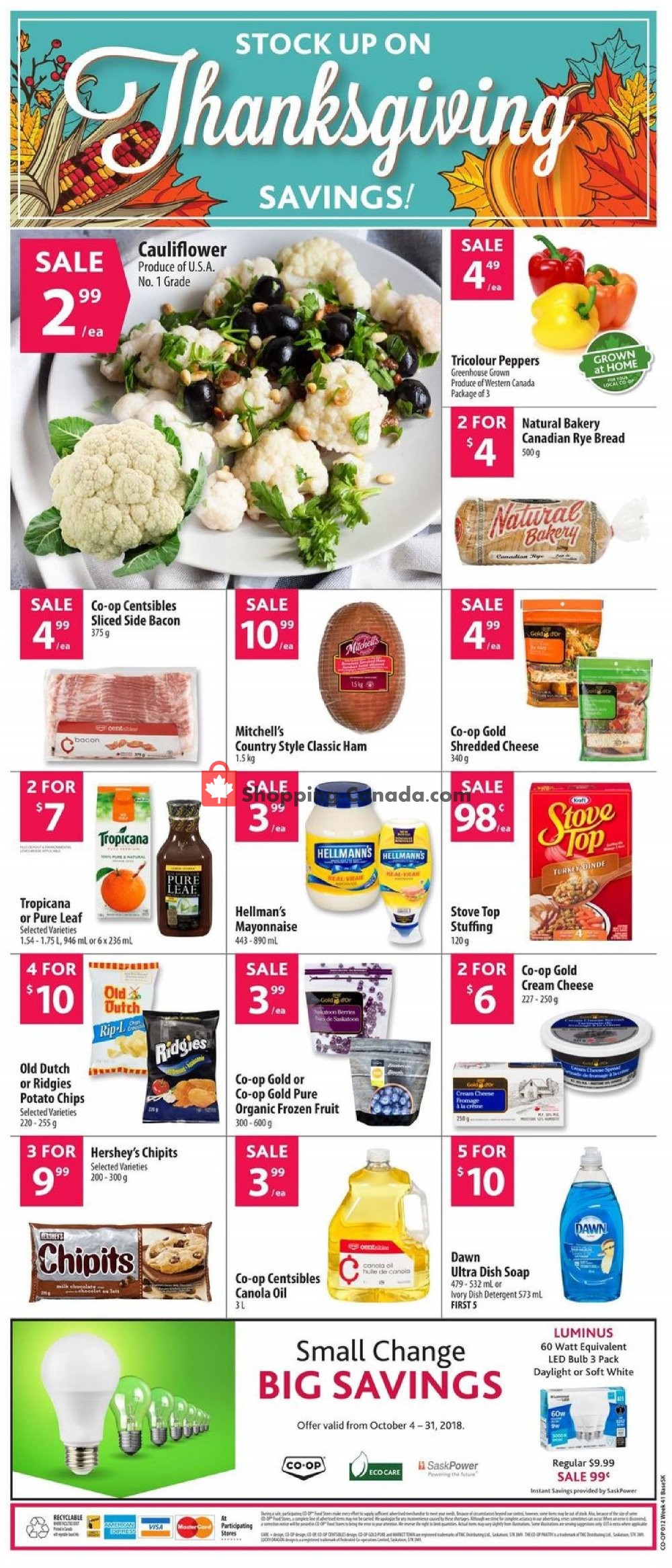 Co-op flyer from Thursday October 4, 2018 to Wednesday October 10, 2018 - page 2