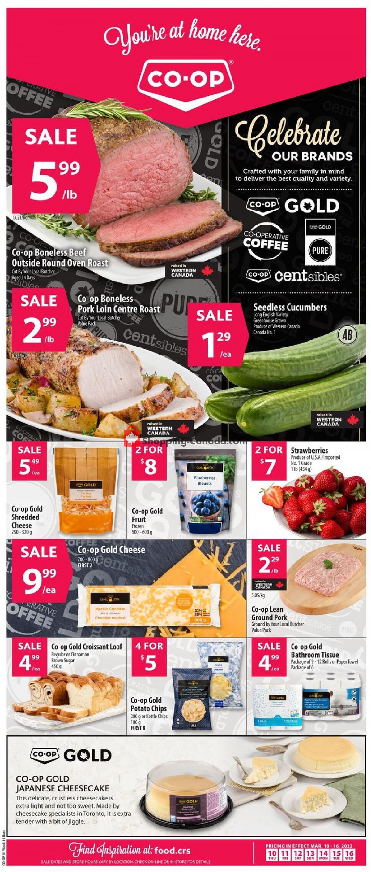 Coop Canada, flyer (Food Special Offer AB And BC) March 10 March 16, 2022 Shopping