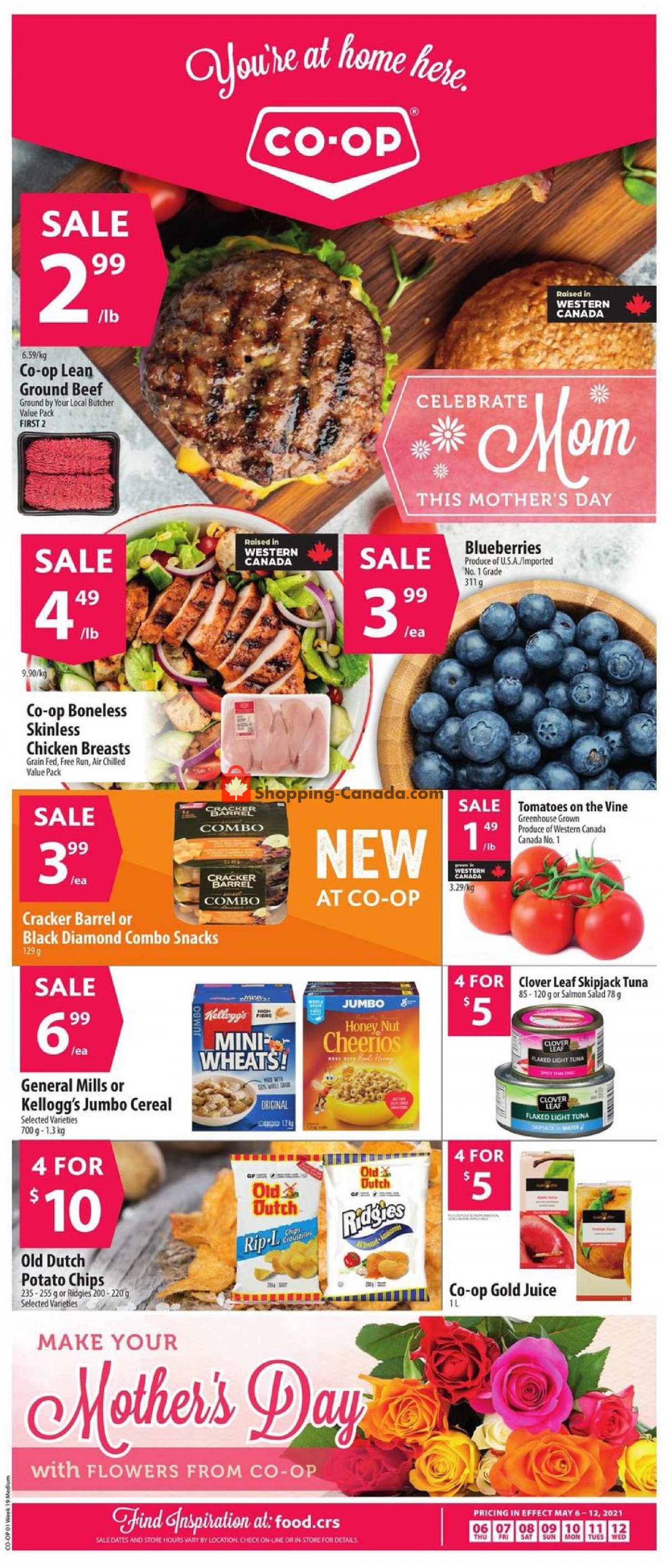 Co-op flyer from Thursday May 6, 2021 to Wednesday May 12, 2021 - page 1