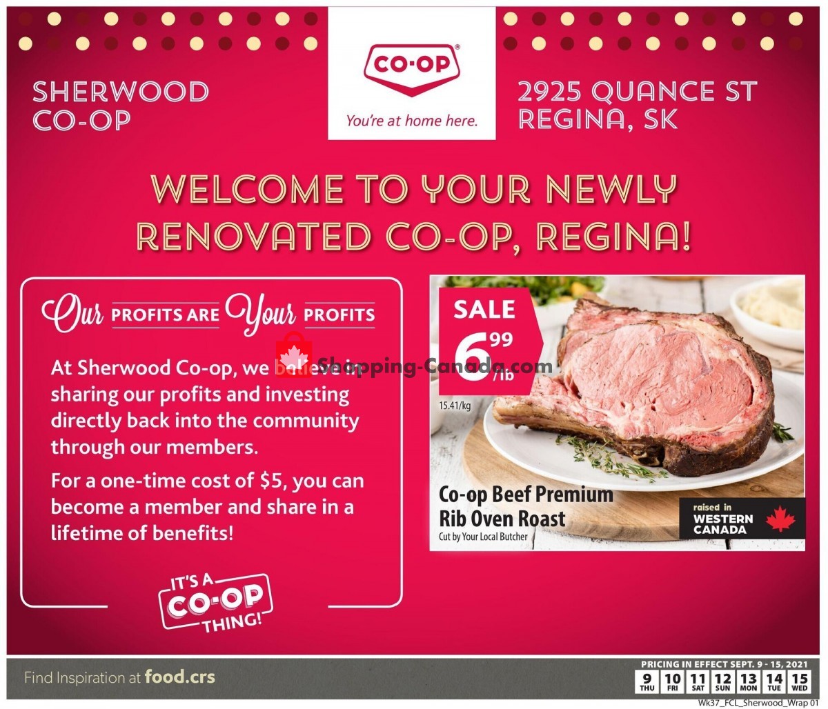 Co-op flyer from Thursday September 9, 2021 to Wednesday September 15, 2021 - page 1